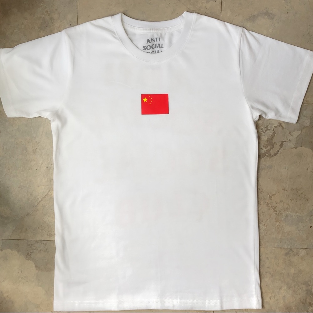 Anti Social Social Club ASSC China Flag T-Shirt